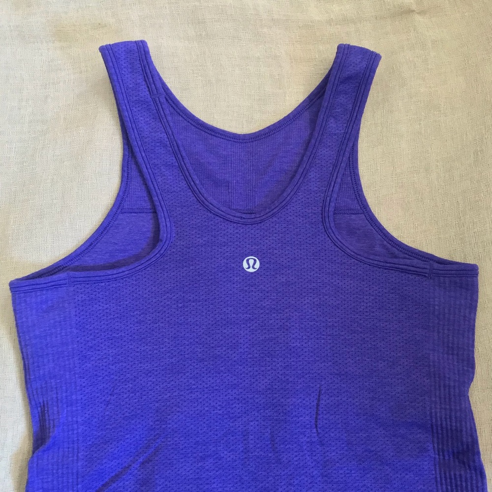 Purple Lululemon 6 Swiftly Tech Tank top